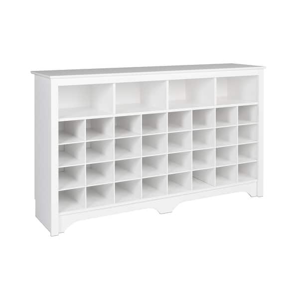Shop Black Friday Deals On Prepac 60 Entryway Shoe Cubby Console Overstock 32066060