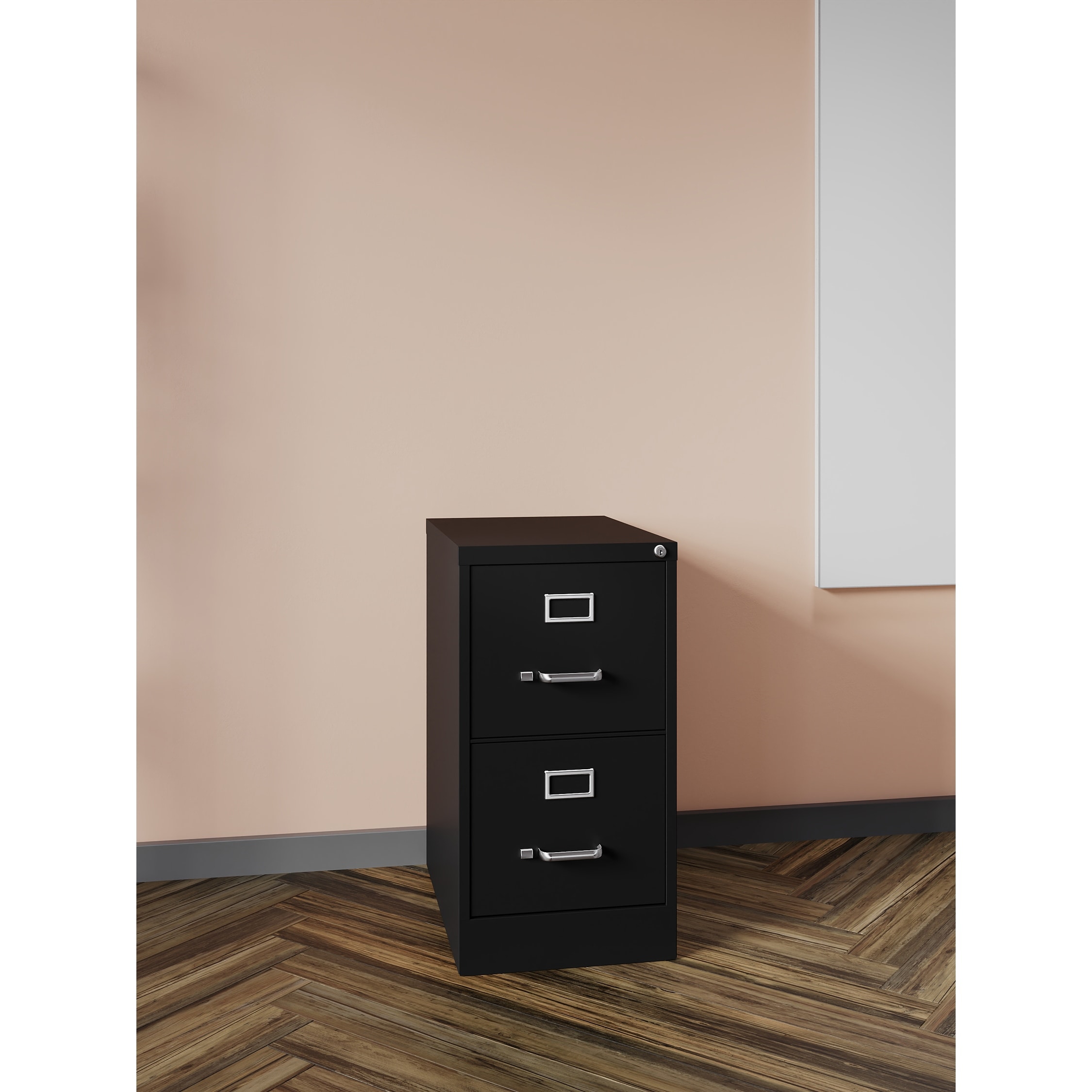Hirsh 25-inch Deep 2-drawer Letter-size Vertical File Cabinet