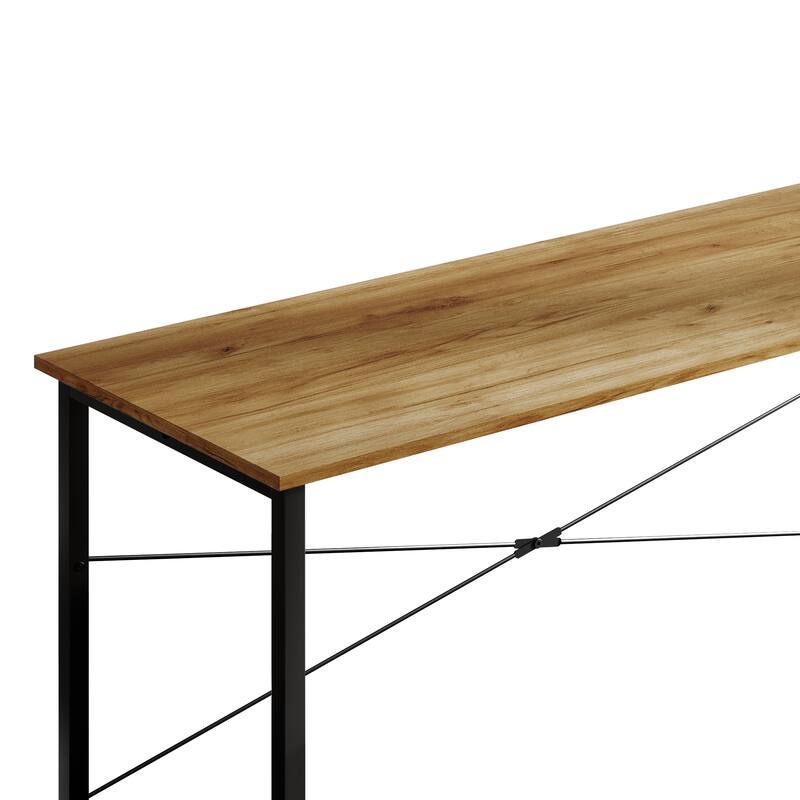 CraftPorch Modern 55-Inch Metal Computer Desk