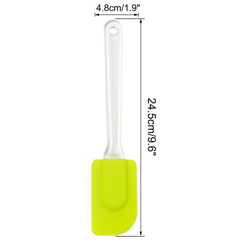 2pcs Flexible Silicone Spatula Heat Resistant Non Stick for Cooking