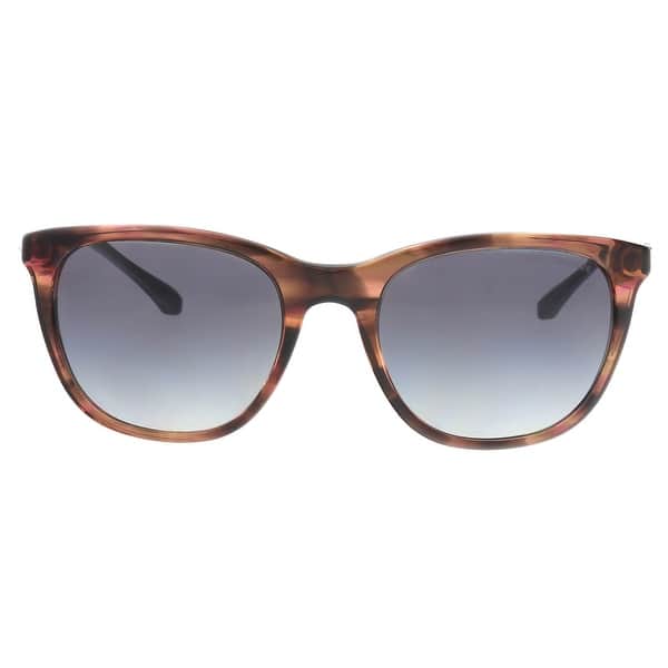 Shop Emporio Armani Ea4086 55538g Brown Cat Eye Sunglasses 54 19