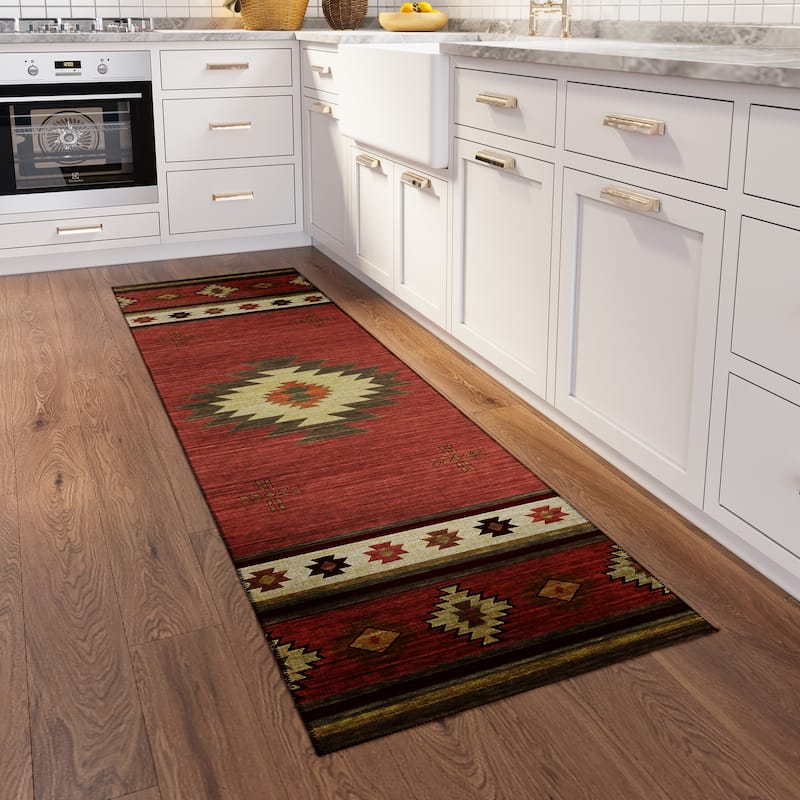 Indoor/ Outdoor Sonora Global Traditional Washable Rug