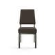 preview thumbnail 20 of 43, Amisco Avery Upholstered Dining Chair with Metal Legs
