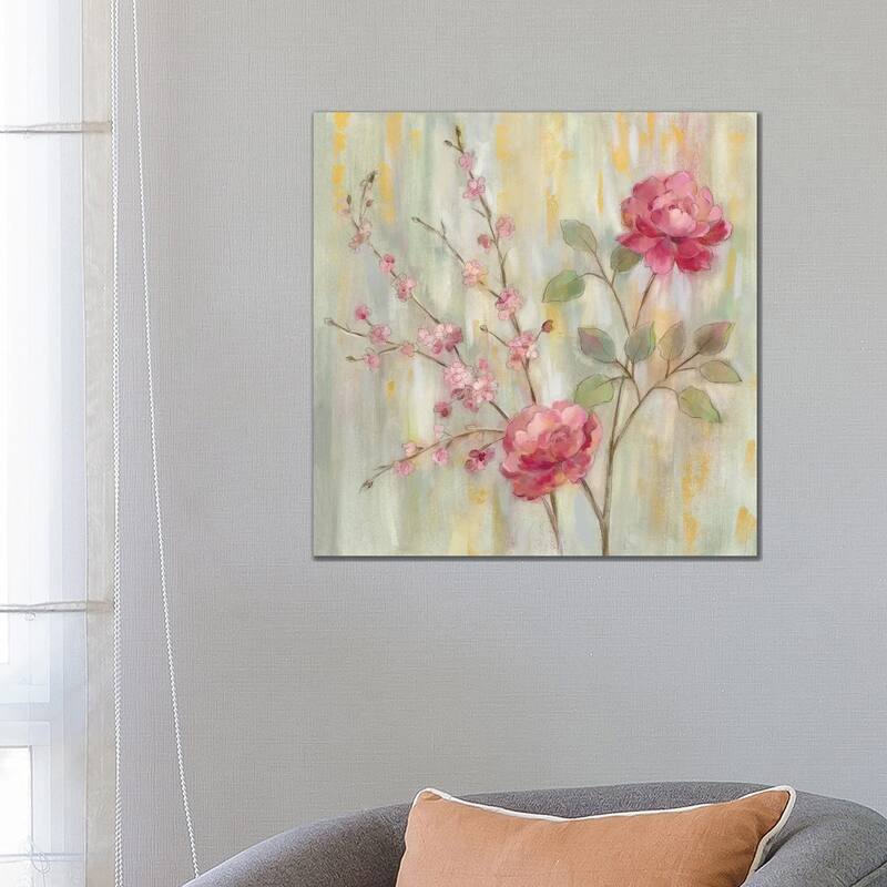 iCanvas "Contemporary Chinoiserie" by Silvia Vassileva Canvas Print - 26x26x1.5