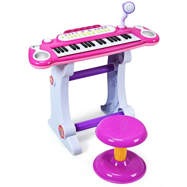 toddler piano with microphone