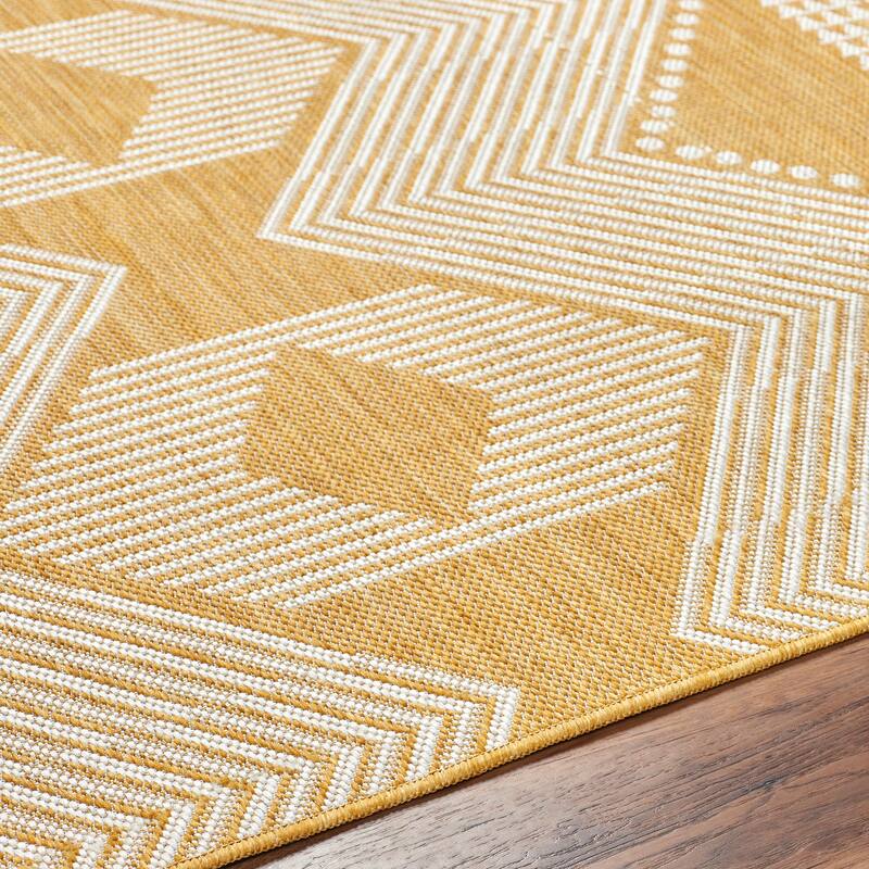Artistic Weavers Long Beach Outdoor Safe Boho Stripe Area Rug
