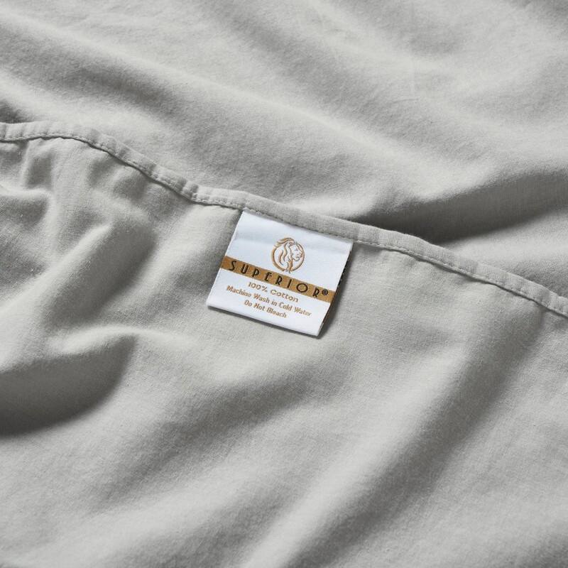 Superior Carmen 100% Cotton Relaxed Wash Bed Sheet Set