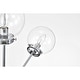 preview thumbnail 33 of 44, Masakee 12-light Sputnik Metal Chandelier with Clear Glass Globe Shades