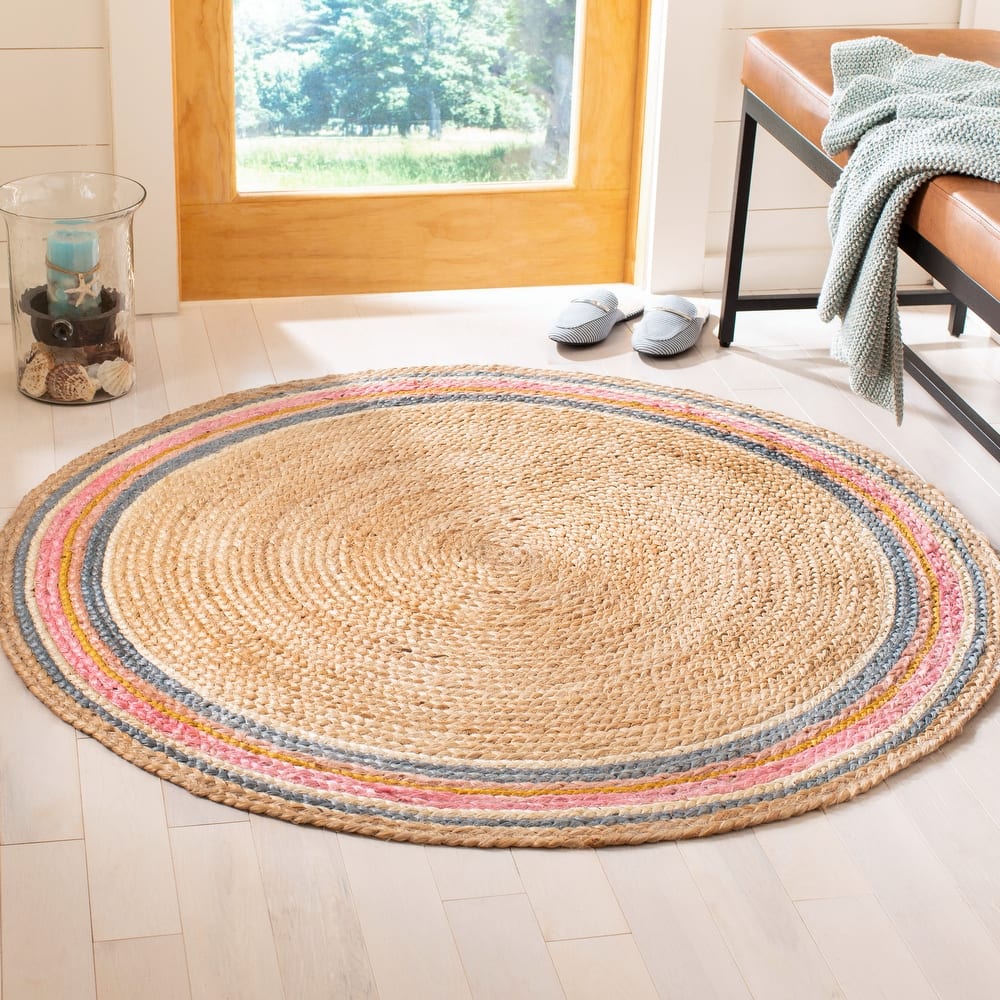 SAFAVIEH Handmade Natural Fiber Linn Bohemian Jute Rug
