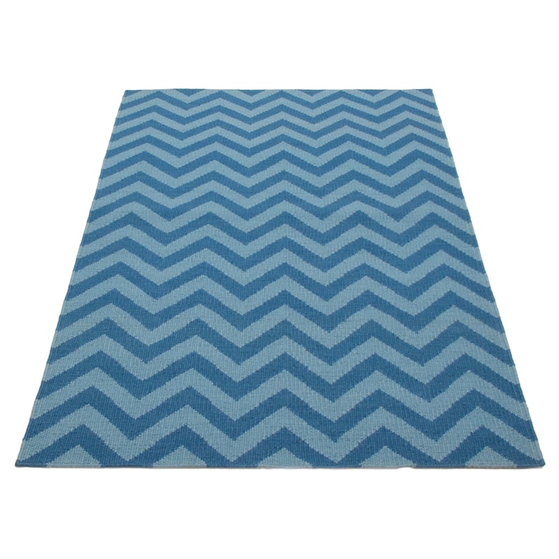 Ankara Blue Kilim 5'0" x 7'11" - 5'0 x 7'11