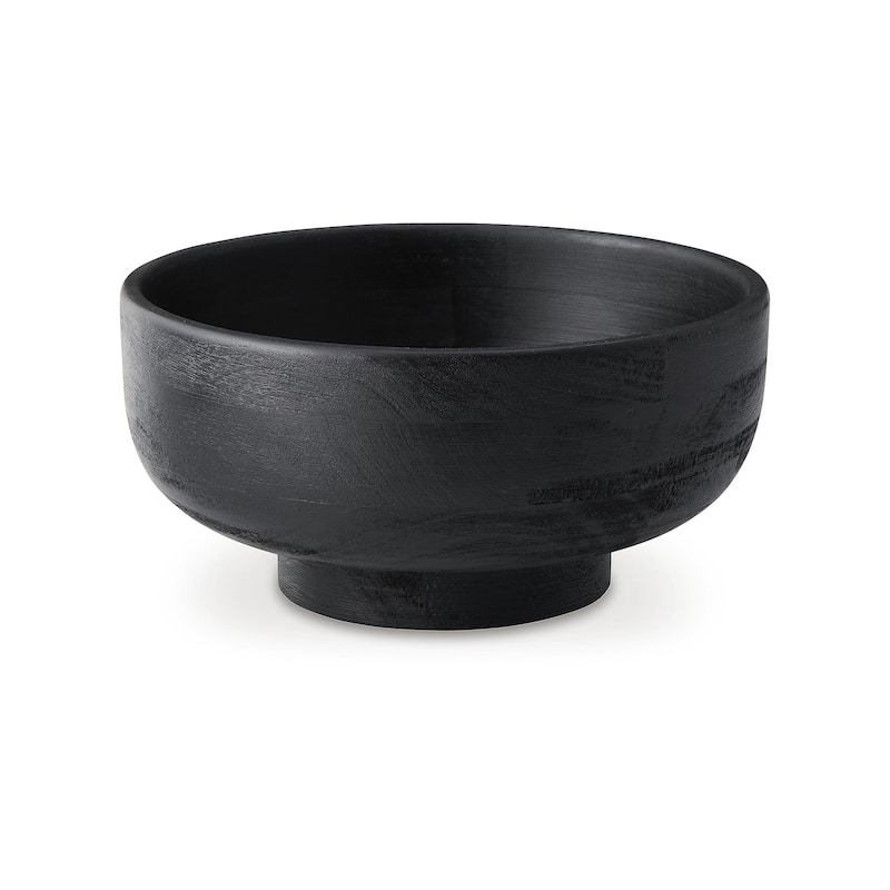 Signature Design by Ashley Brynnington Black Bowl - 12"W x 12"D x 6"H