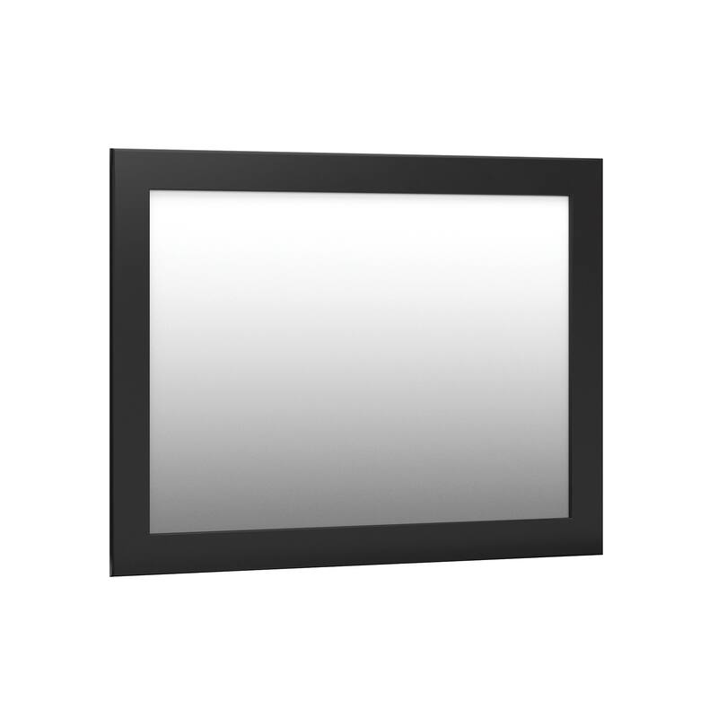 Signature Design by Ashley Maribel Black Bedroom Mirror - 42" W x 1.3" D x 31" H
