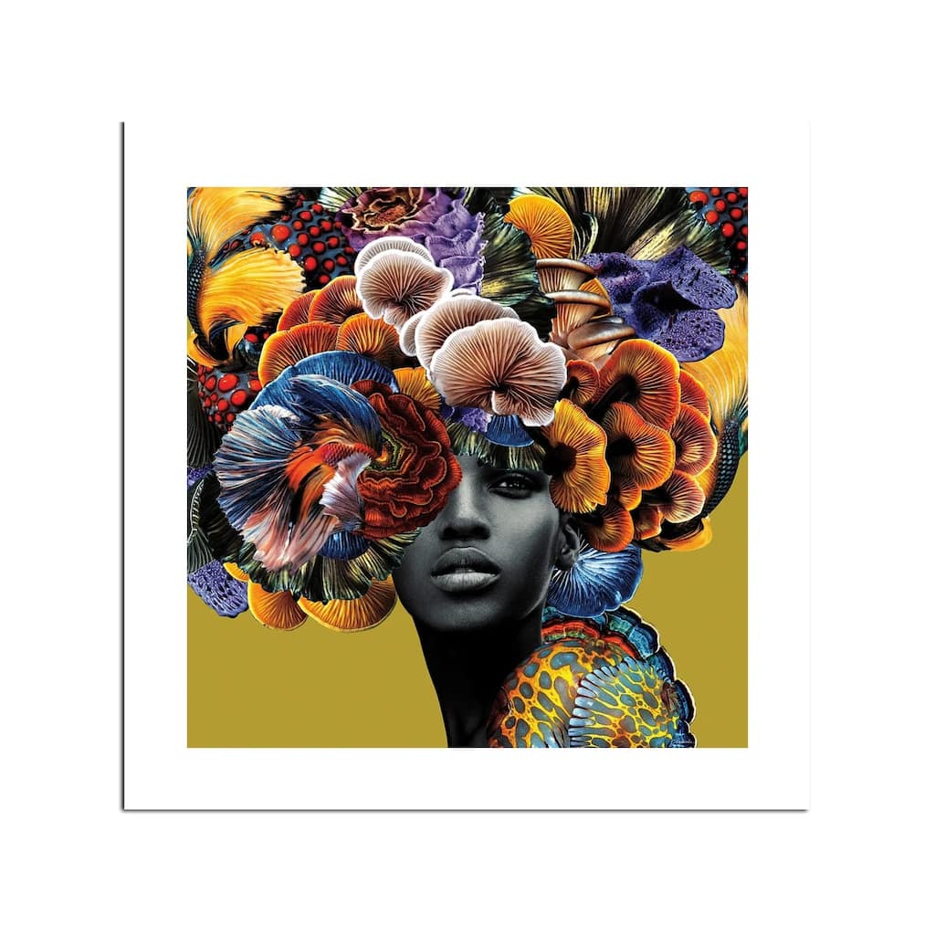 Good Hair Fine Art Paper Print by Lolita Lorenzo - Multi
