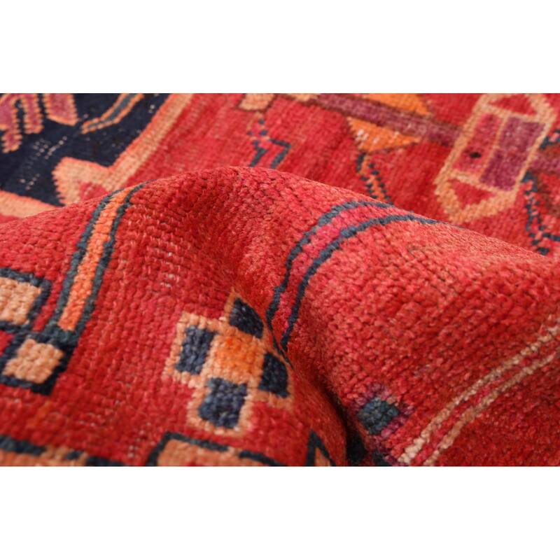 ECARPETGALLERY Hand-knotted Konya Anatolian Light Red Wool Rug - 4'2 x 8'6