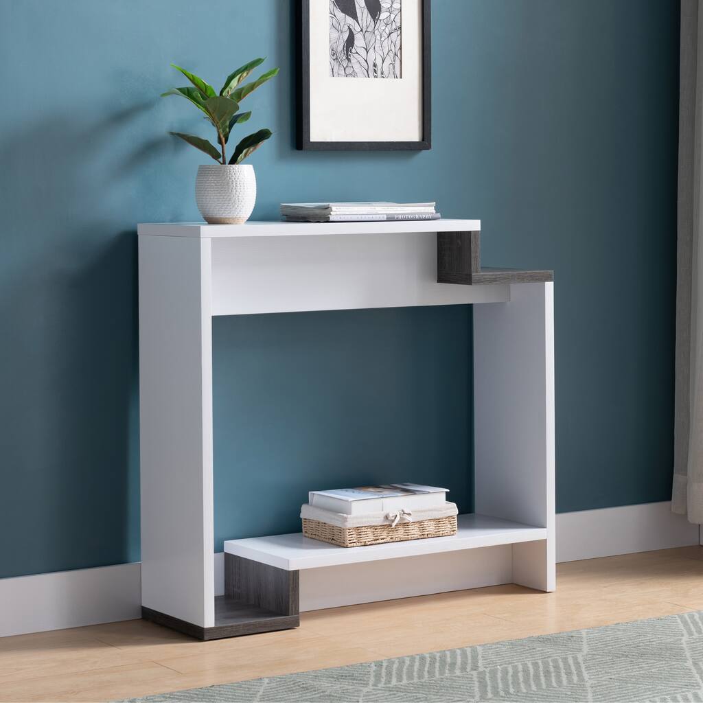 Console White & Distressed Grey,Design table, high quality durable, unique