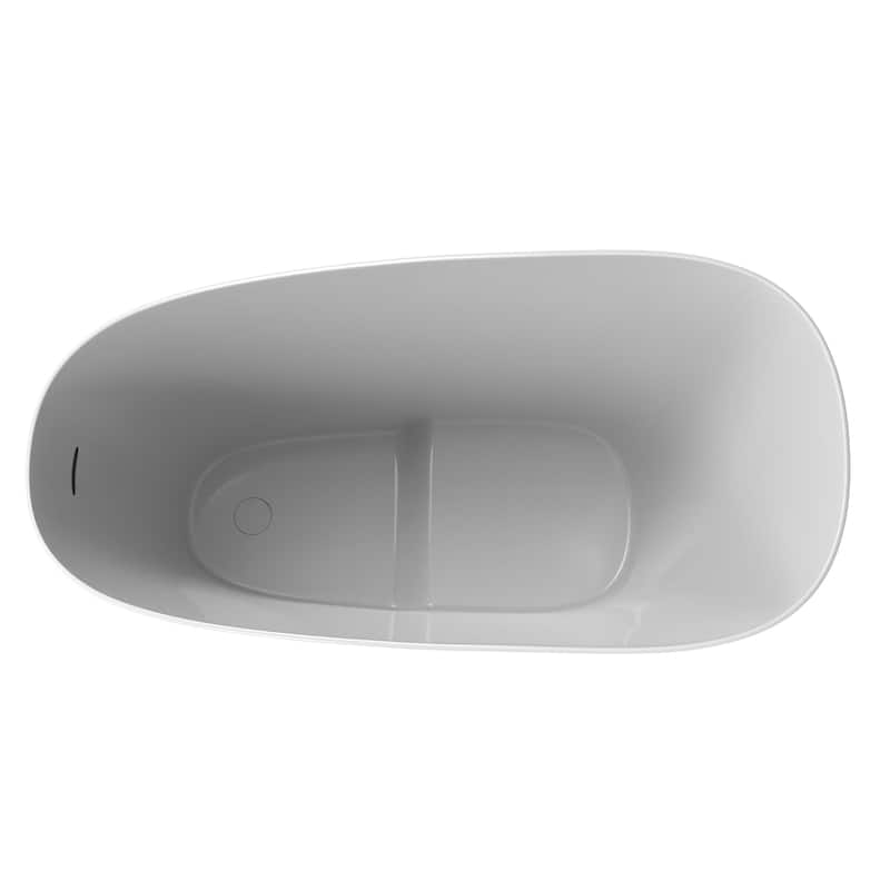 Modern Japanese Solid Surface Soaking Bathtub