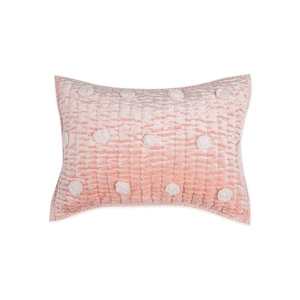 slide 2 of 10, Crane Baby Pink Nursery Pillow Velvet