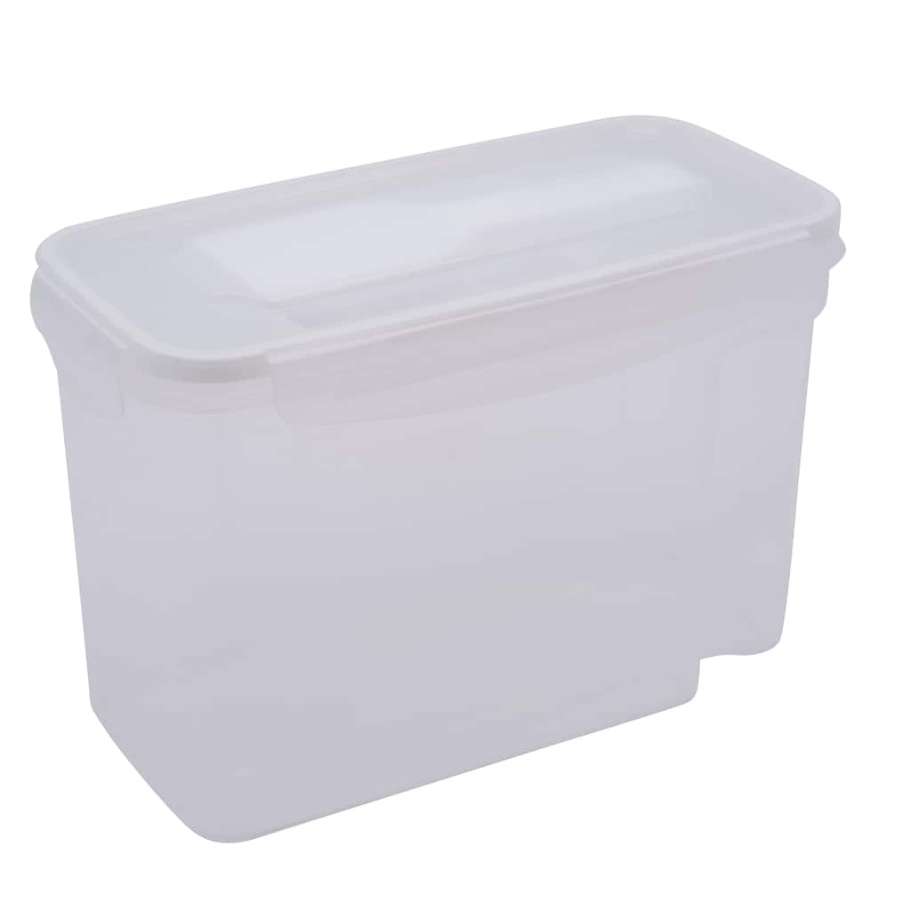 Kitchen Details Medium Size Airtight Cereal Container with Scooper - 10"x 5.1"x 6.5"