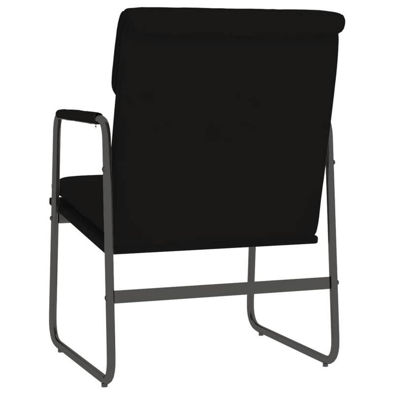 vidaXL Lounge Chair Black 21.7"x25.2"x31.5" Faux Leather - 21.7" x 25.2" x 31.5"