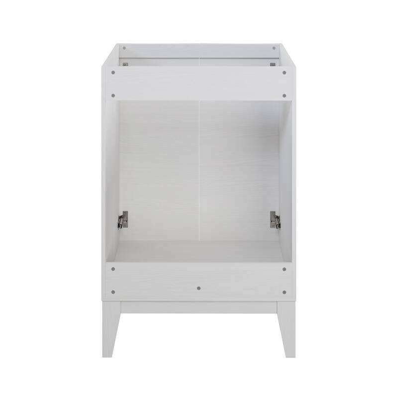Swiss Madison Vincennes 24" Freestanding Bathroom Vanity Cabinet without Top in White Oak