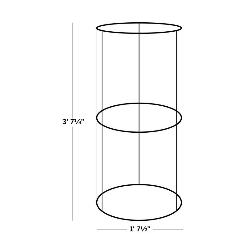Haxnicks Twist Up Tomato Cloche 19"D x 43"H