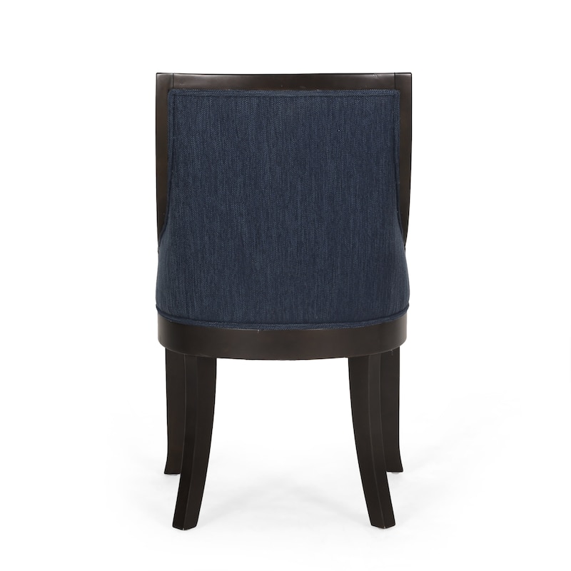 Thurber Upholstered Birch Wood Dining Chairs (Set of 2) by Christopher Knight Home