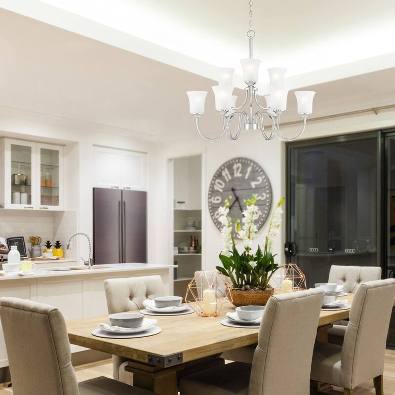 Bronson 9 Light Chandelier - 30