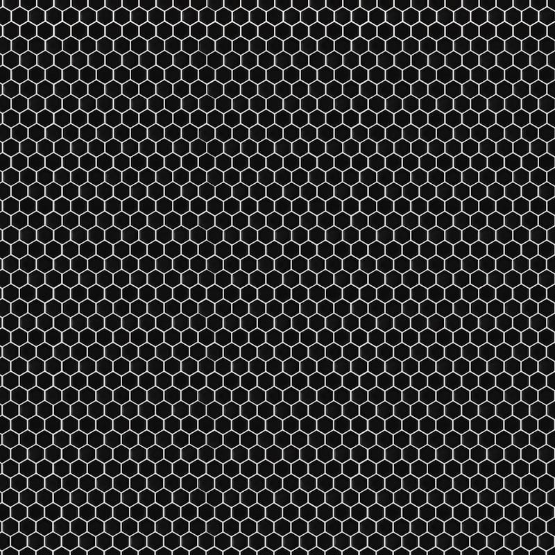 Merola Tile Colmena Hex Matte Carbon 11-1/2" x 11-5/8" Porcelain Mosaic Floor and Wall Tile