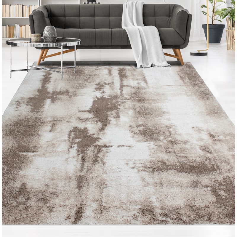 Noori Rug Lux Zara Abstract 2-Inch Shag Rug
