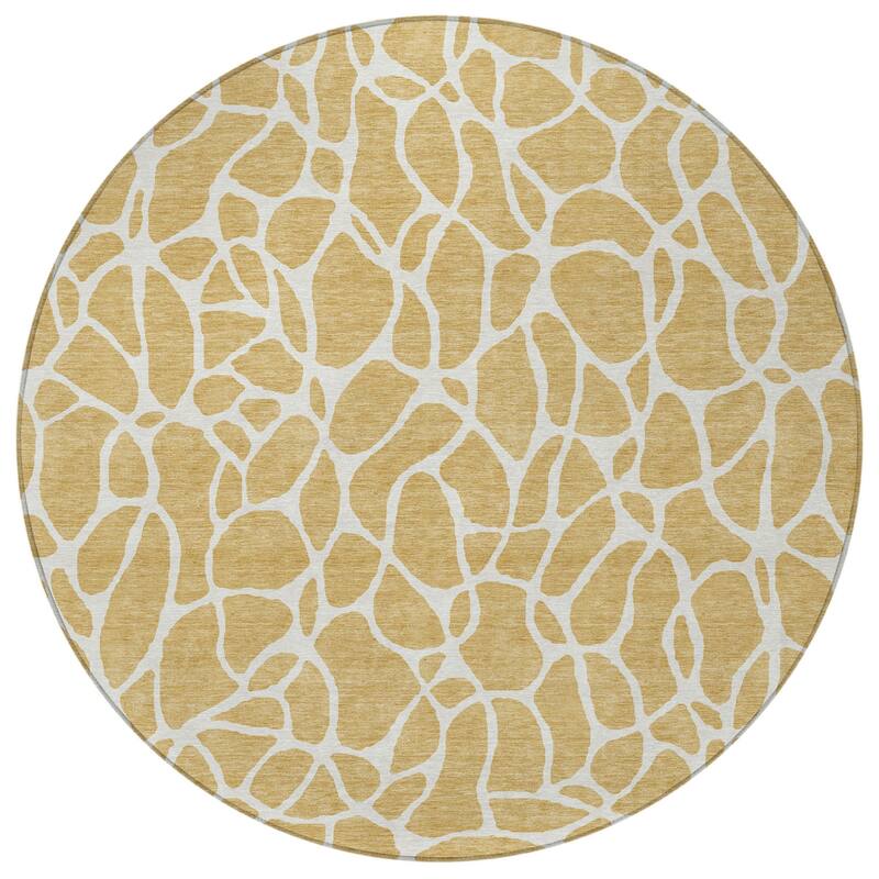 HomeRoots Geometric Transitional Rectangle Outdoor Rug
