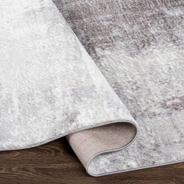 Cooke Industrial Abstract Area Rug