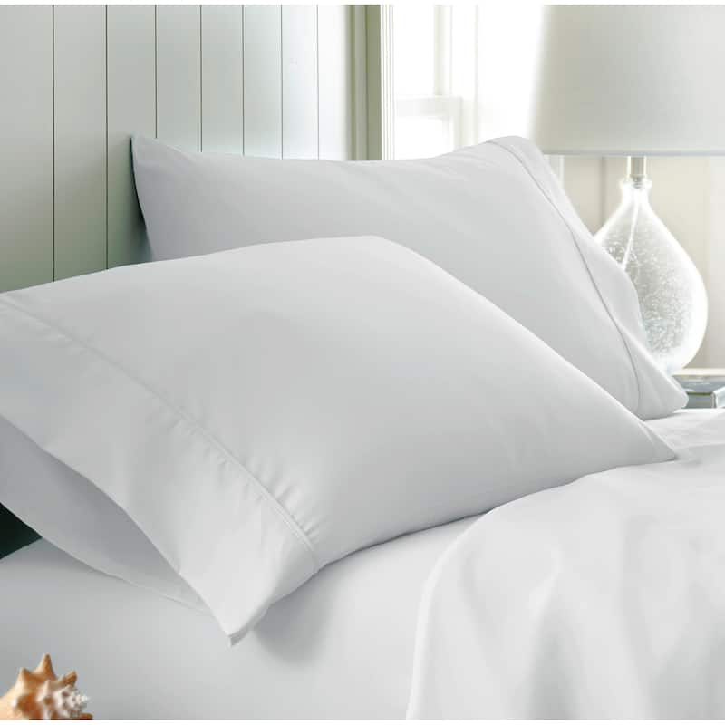 Home Collection Premium Ultra Soft 2-piece Microfiber Pillowcase Set - King - White