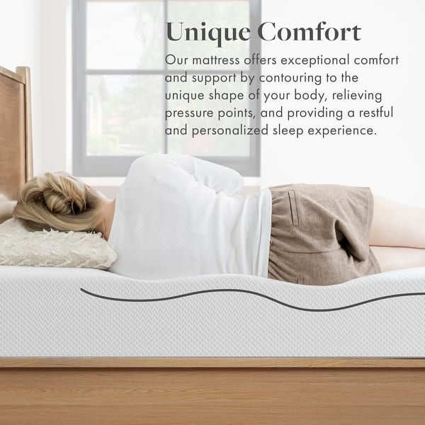 A1Sleep Calma Collection 8-inch Green Tea-Infused Gel Memory Foam Mattress