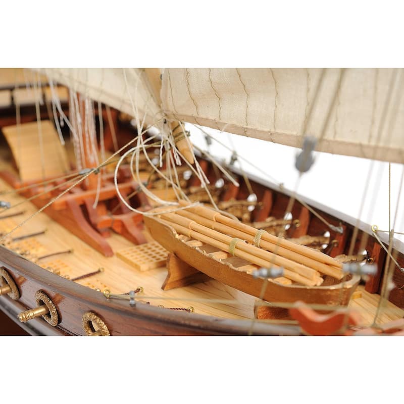 Hand Built Real Wood Model Ship