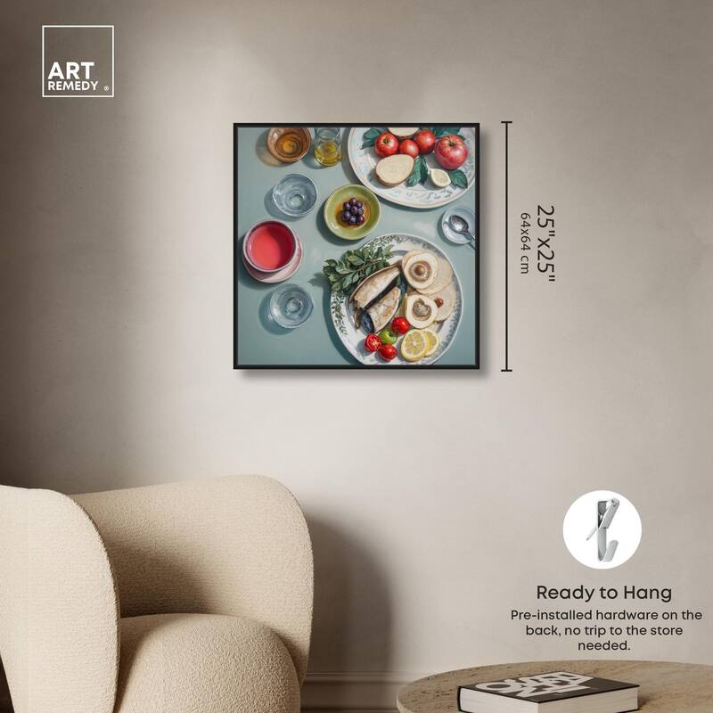 Sea Feast Canvas by Art Remedy
