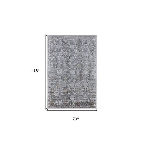Botanical Rectangle Cabin Style Rug - 118' X '79' X '0.22 - Bed Bath ...