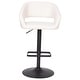 preview thumbnail 123 of 178, Vinyl Adjustable Height Barstool with Rounded Mid-Back