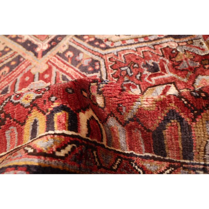 ECARPETGALLERY Hand-knotted Sarabi Dark Red Wool Rug - 9'5 x 12'2