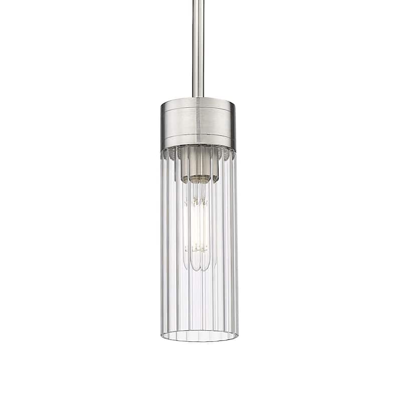 Innovations Lighting 429-1S-10-3 Empire Pendant Empire 3" Wide Mini - Satin Nickel / Clear