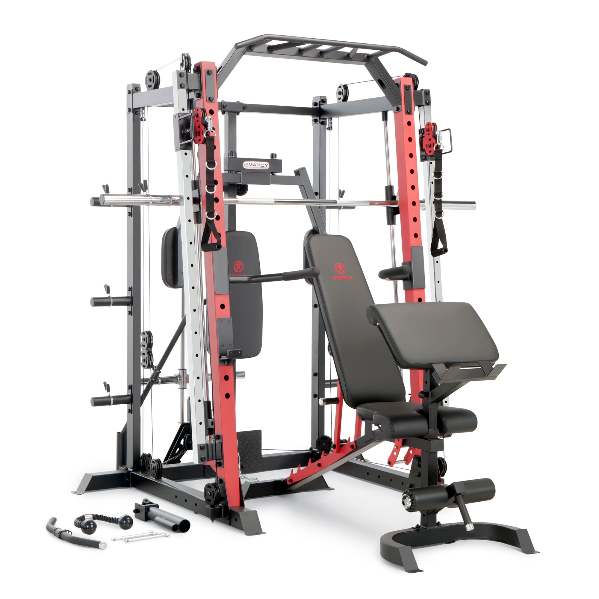 Marcy Smith Machine Cage System with Pull Up Bar