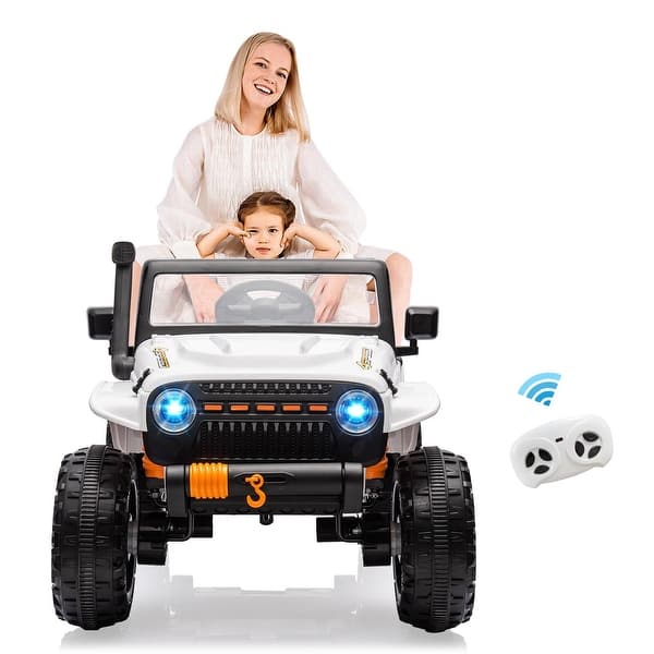 slide 2 of 51, Ride on Car 24V Truck for Kids & Parents White