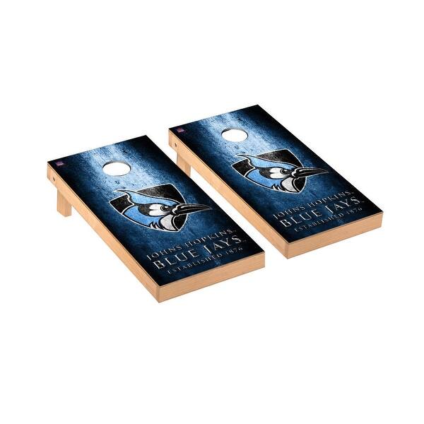 slide 2 of 5, Johns Hopkins Blue Jays Museum Cornhole Board Set
