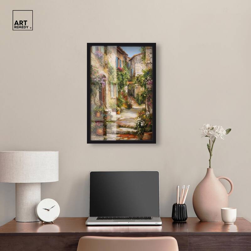 Mediterranean Charm II Shadowbox by Art Remedy