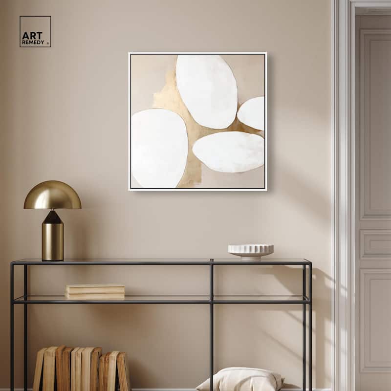 Stacked Stones III Canvas by Art Remedy