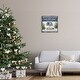 preview thumbnail 27 of 26, Stupell Christmas on Farm Phrase Framed Floater Canvas Wall Art Design by Mollie B.