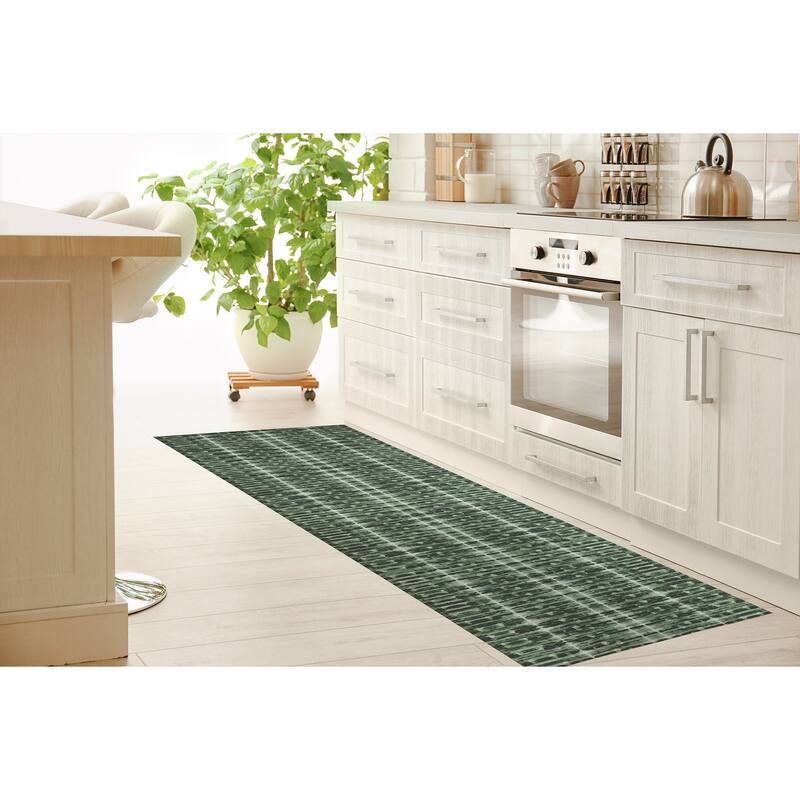 XRAY SHIBORI SAGE Kitchen Mat by Kavka Designs Bed Bath & Beyond