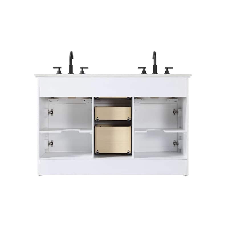 Nathaniel Double Bathroom Vanity (54-84 inch)