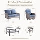 preview thumbnail 57 of 56, XIZZI Outdoor Patio Furniture Wicker Sofa Swivel Chair Set