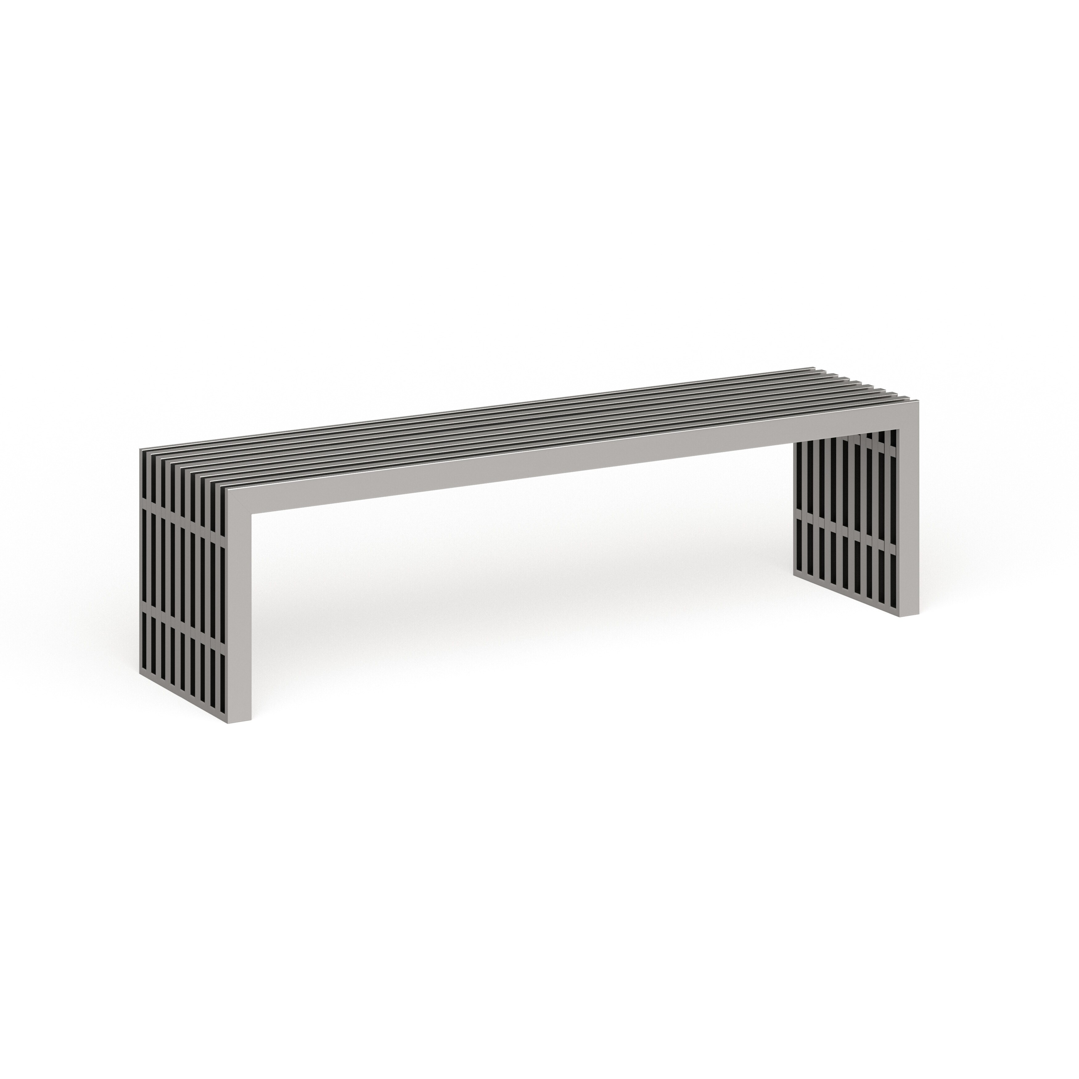 Small outlet steel bench