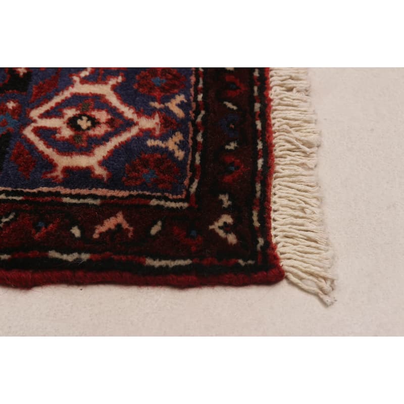 ECARPETGALLERY Hand-knotted Andelz Red Wool Rug - 3'8 x 9'10